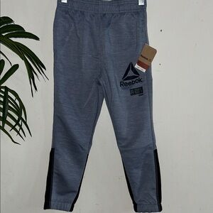 Reebok Gray and Black Jogger Pants